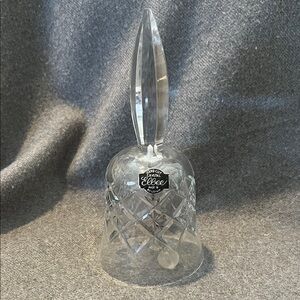 Elbee Hand Cut Crystal Bell